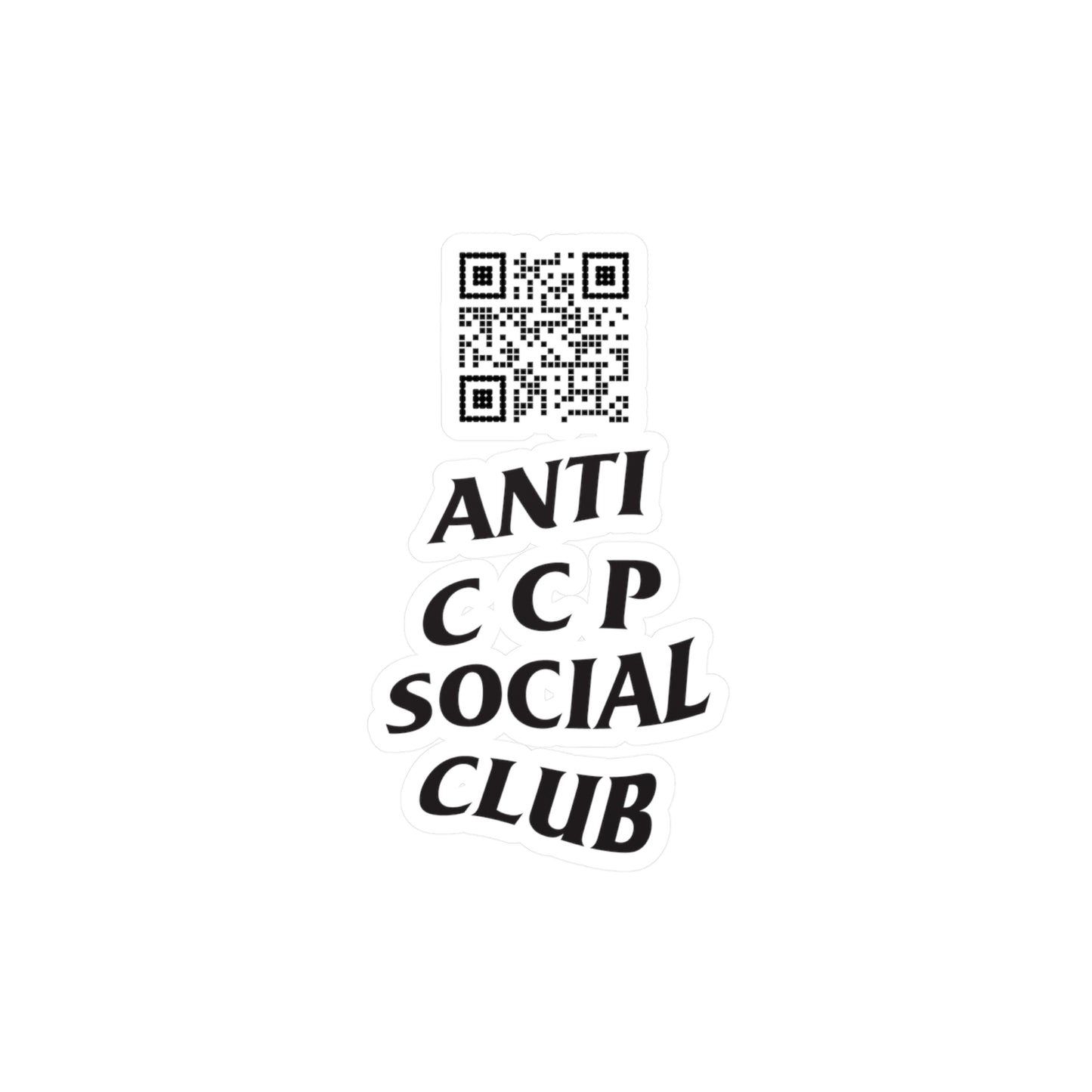 Anti CCP Social Club Sticker