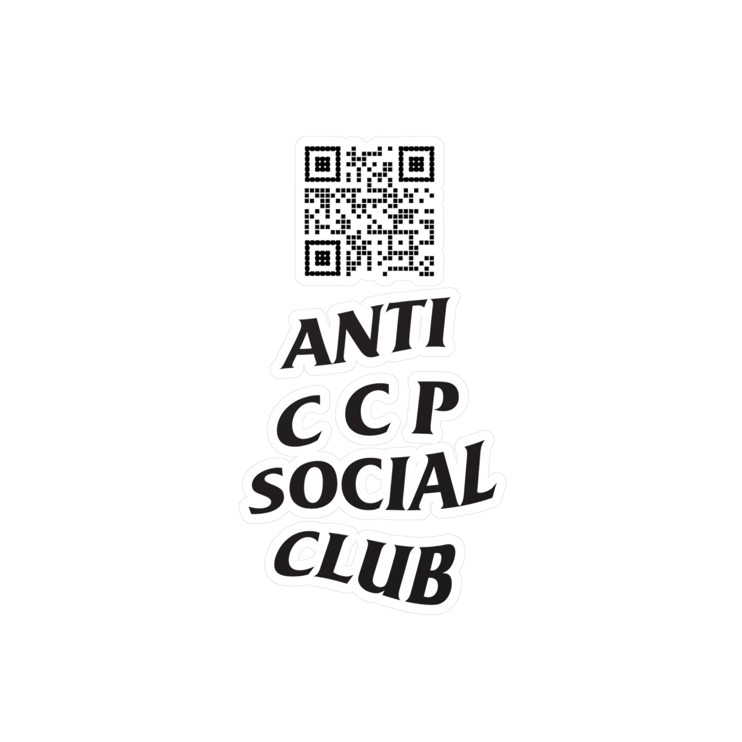 Anti CCP Social Club Sticker